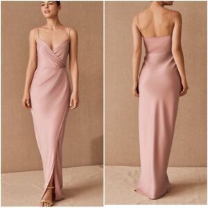 Sachin & Babi Pink Freya Charmeuse Maxi Dress Size 4